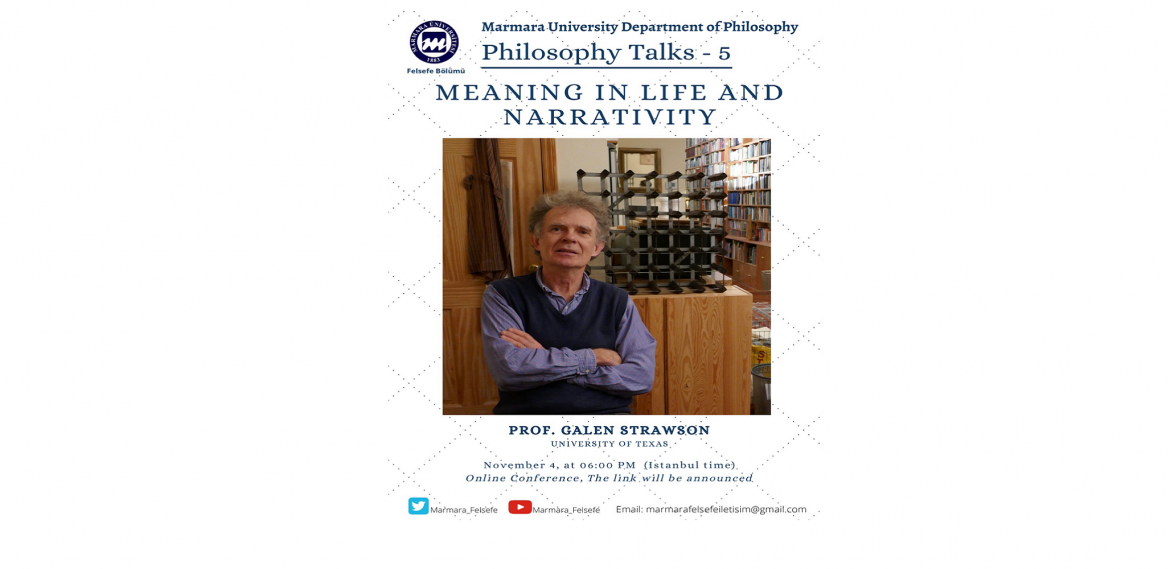 Philosophy Talks - 5 Galen Strawson
Meaning in Life and Narrativity